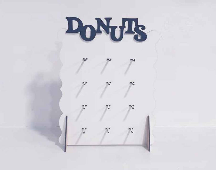 Support à donuts en bois – 12 donuts - Douce gravure