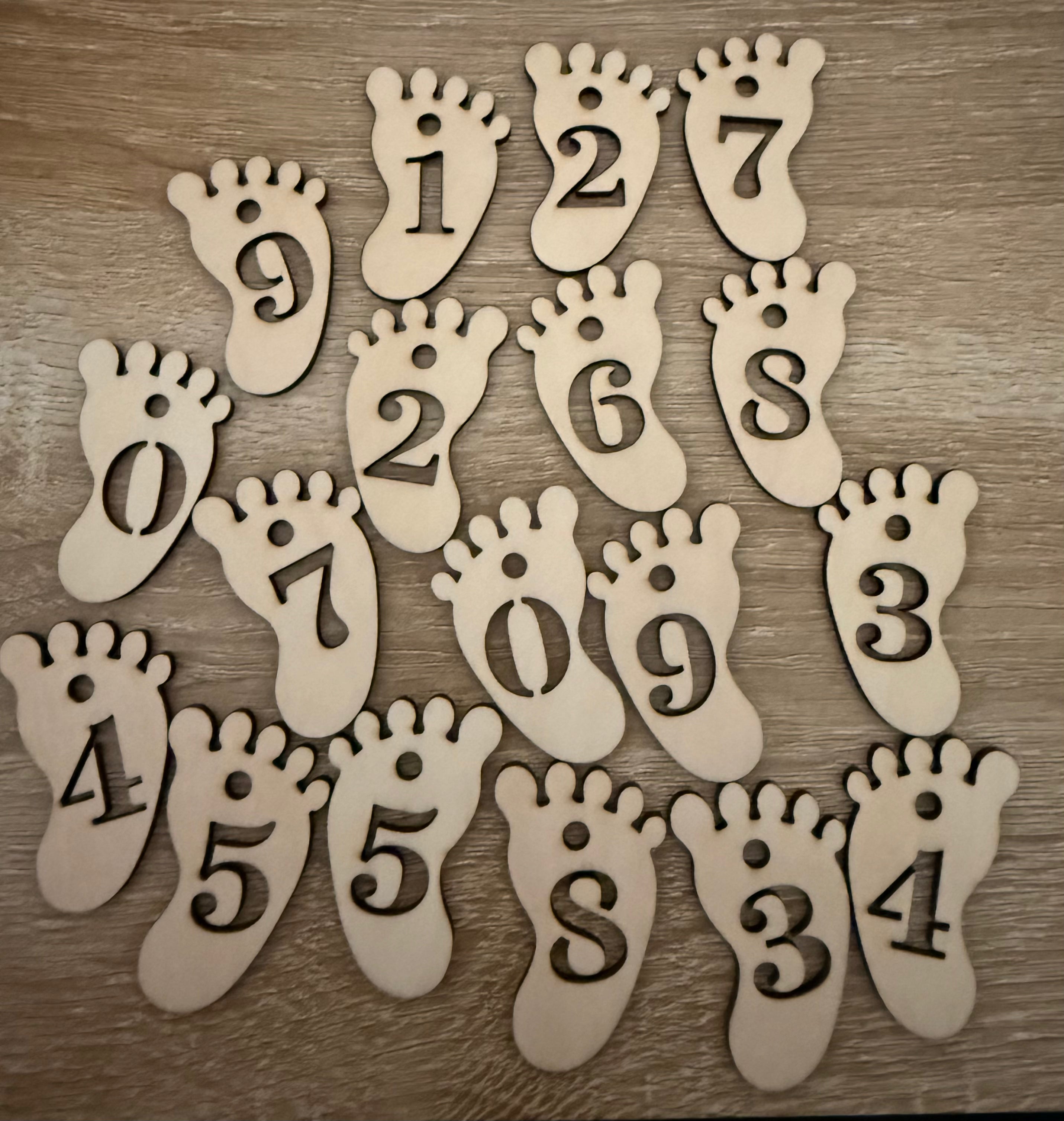 Compte à Rebours Naissance – Cadeau Grossesse Personnalisé en Bois