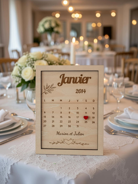 Cadre Date de Rencontre Personnalisable – Mariage, Pacsé ou Rencontre